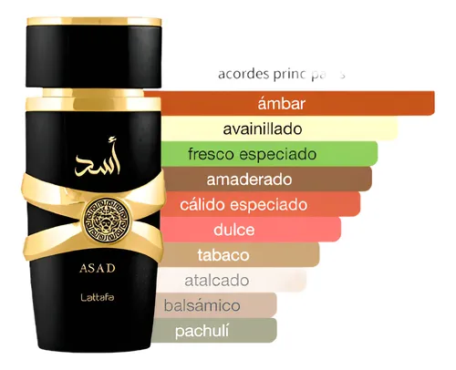 Perfume Lattafa Asad Edp M 100ml Masculino - Imagen 2