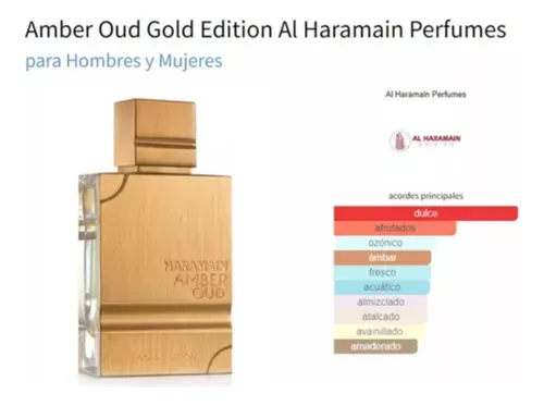 Perfume Al Haramain Amber Oud Gold Eau de Parfum Unissex 120ML - Imagen 3